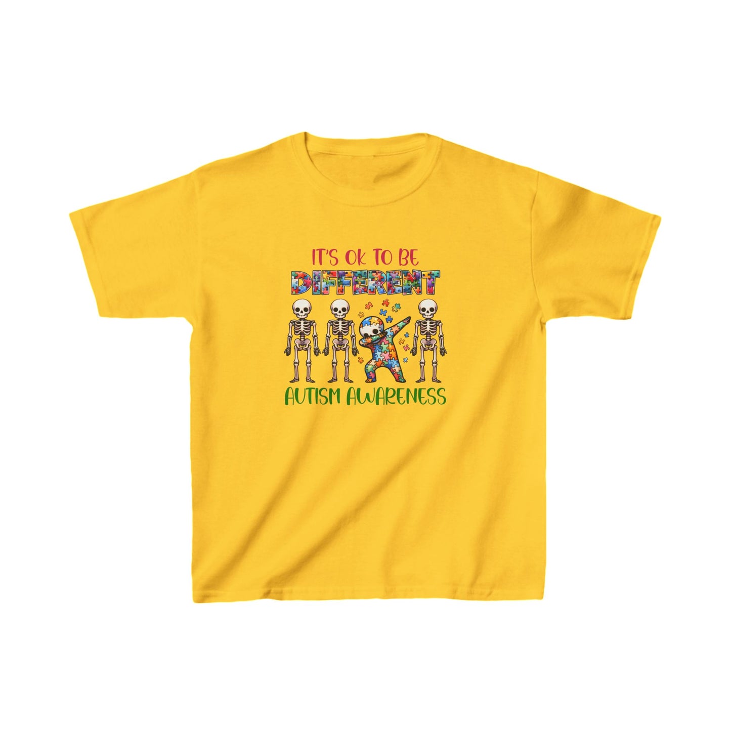 Autism Skeleton Kids Tee