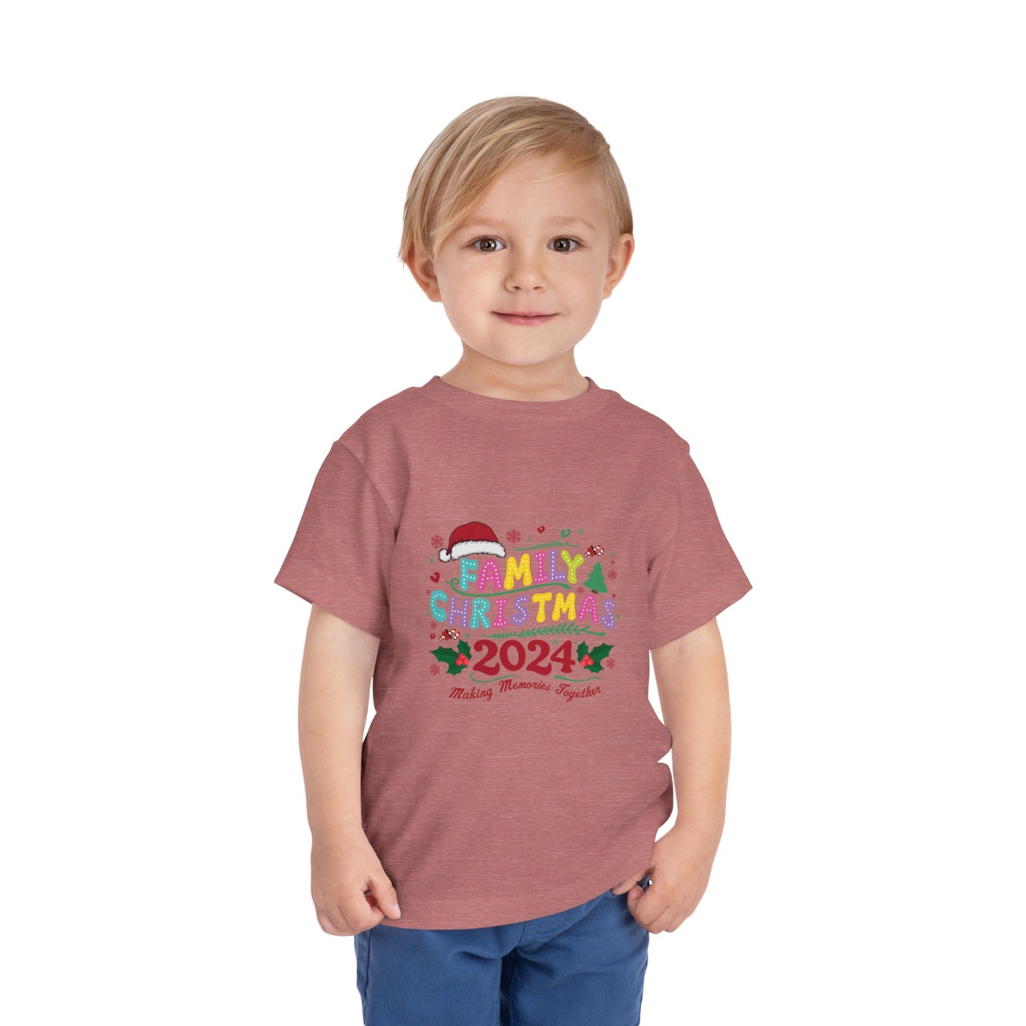 Family Christmas 2024 Toddler Tee