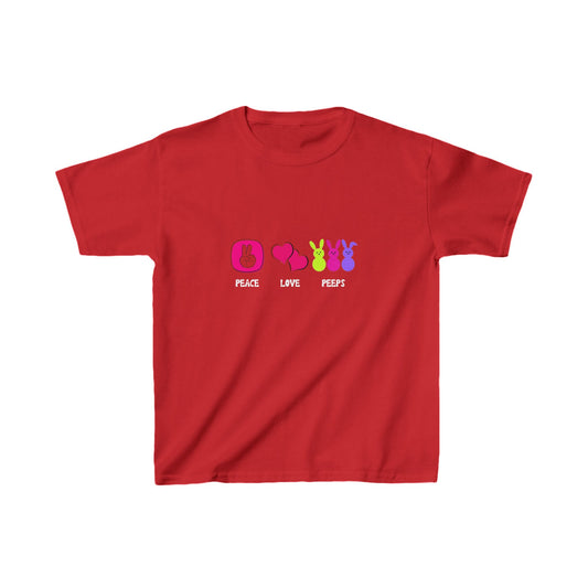 Peace Love & Peeps Kids Tee