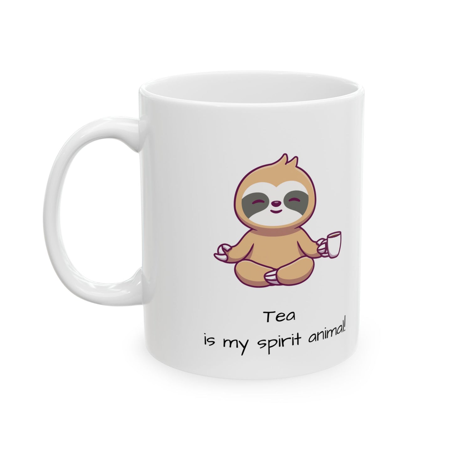 Tea Is My Spirit Animal Ceramic Mug