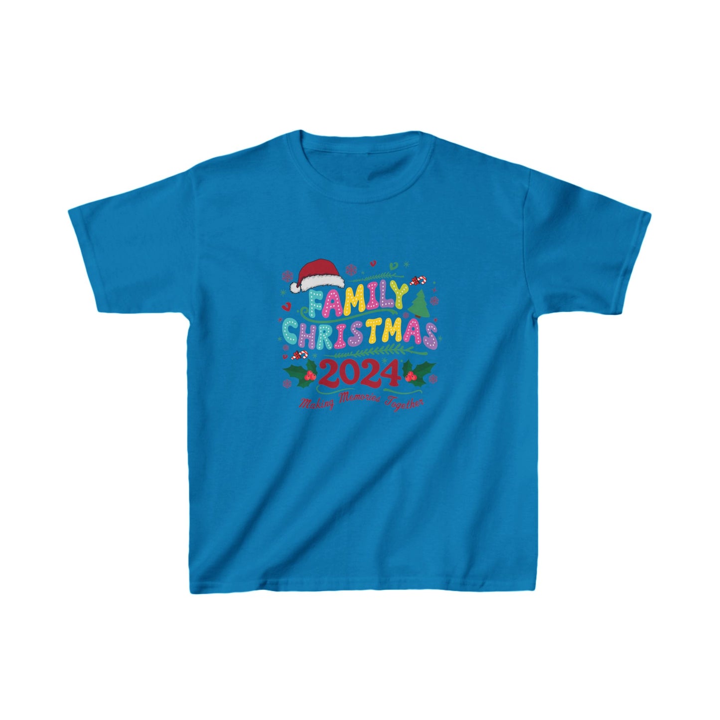 Family Christmas 2024 Kids Tee