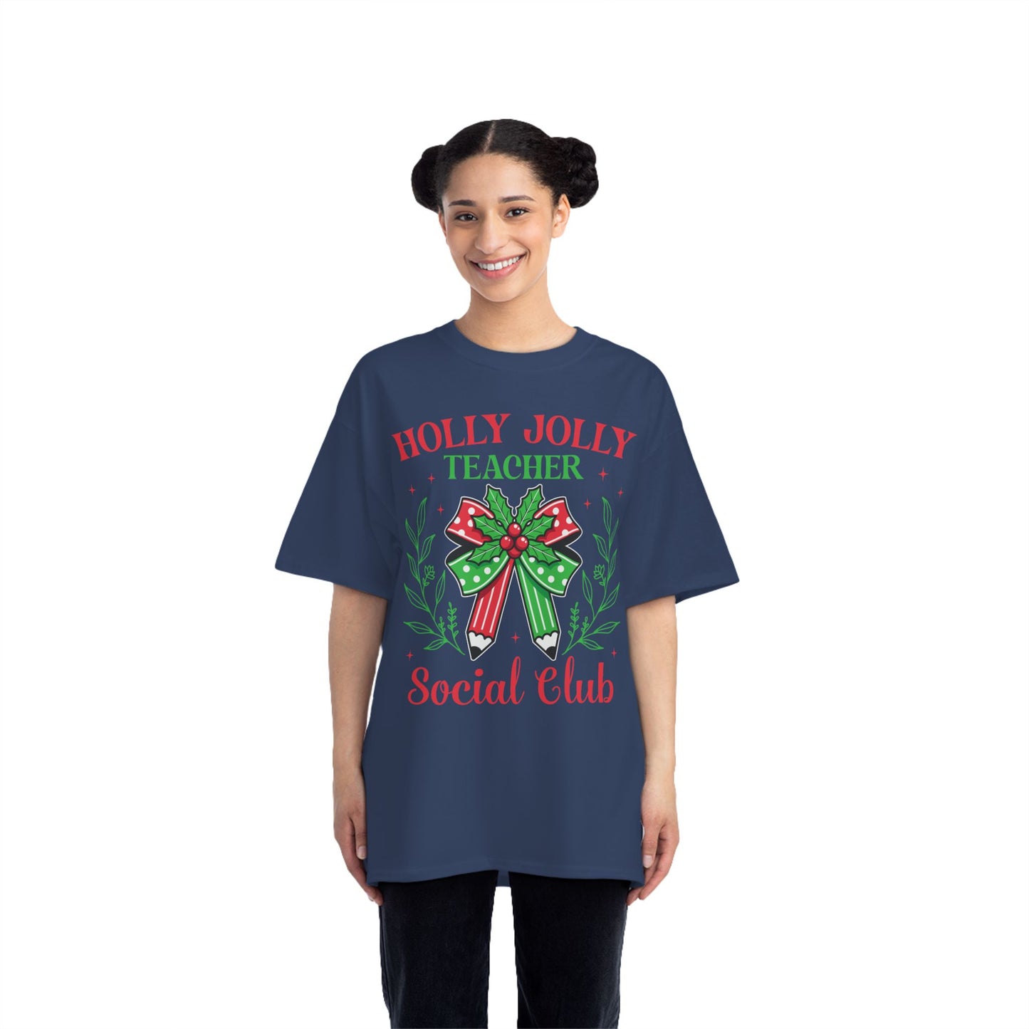 Holly Jolly Teacher Social Club Tee