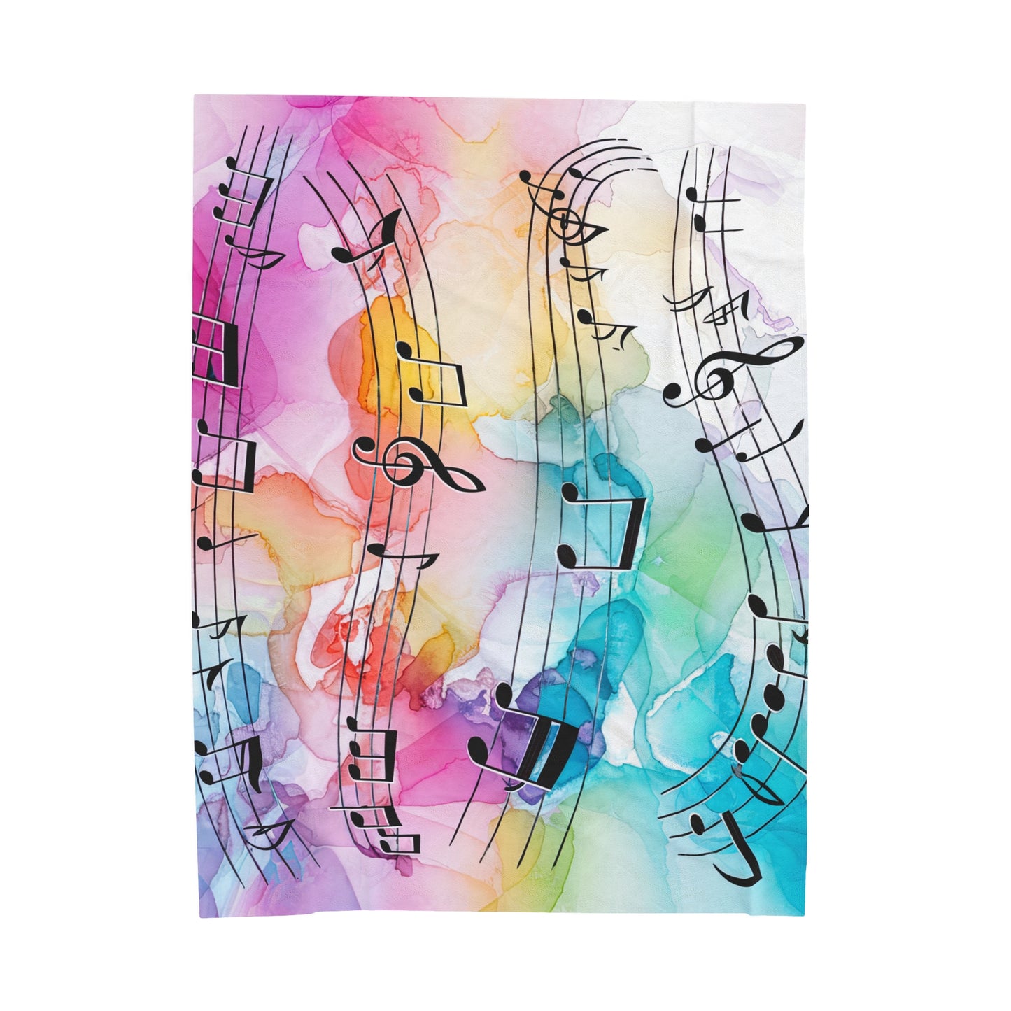 Music Notes Blanket