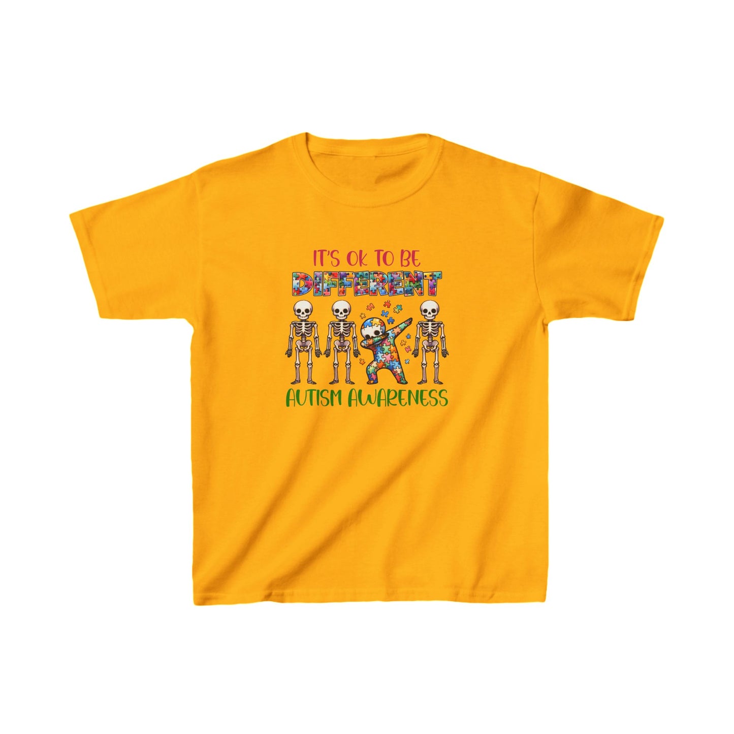 Autism Skeleton Kids Tee