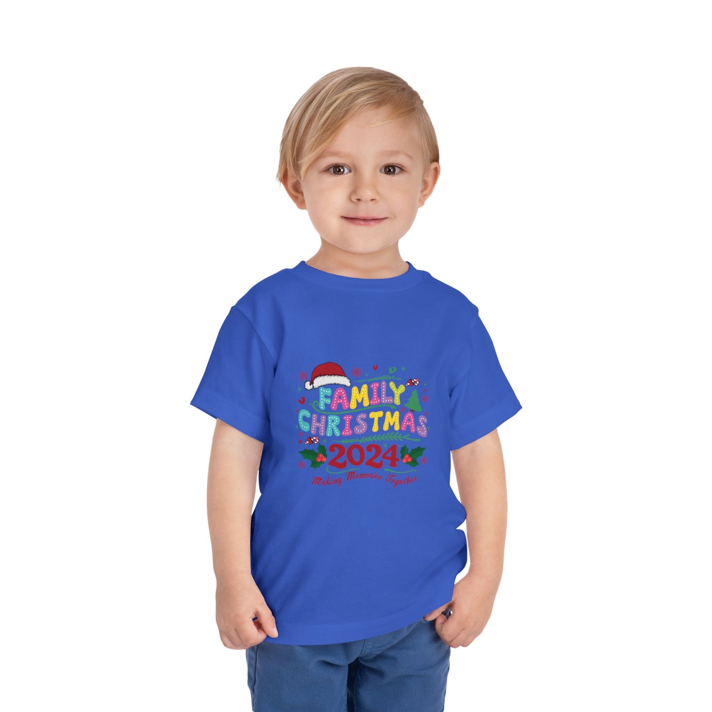 Family Christmas 2024 Toddler Tee