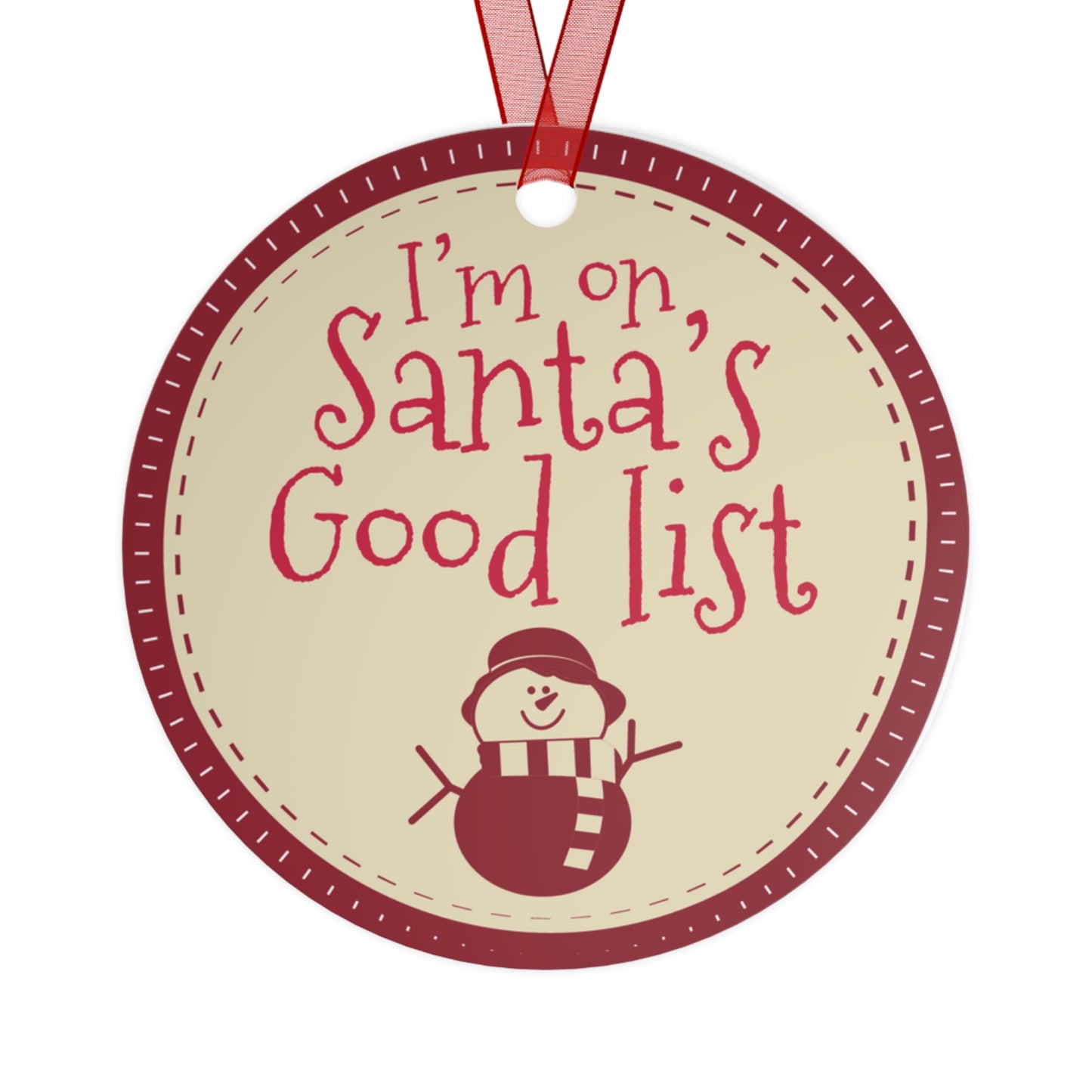 Good List Ornament