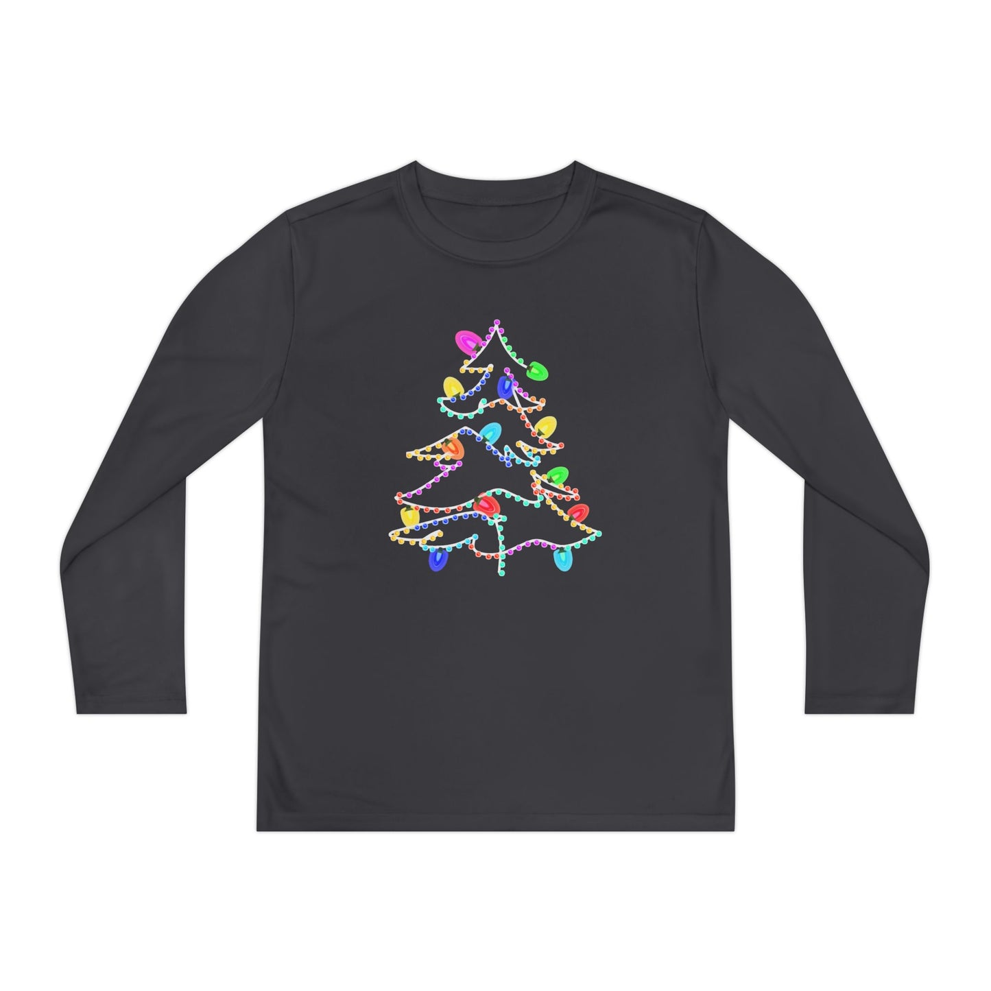 Christmas Lights Kids Long Sleeve Tee