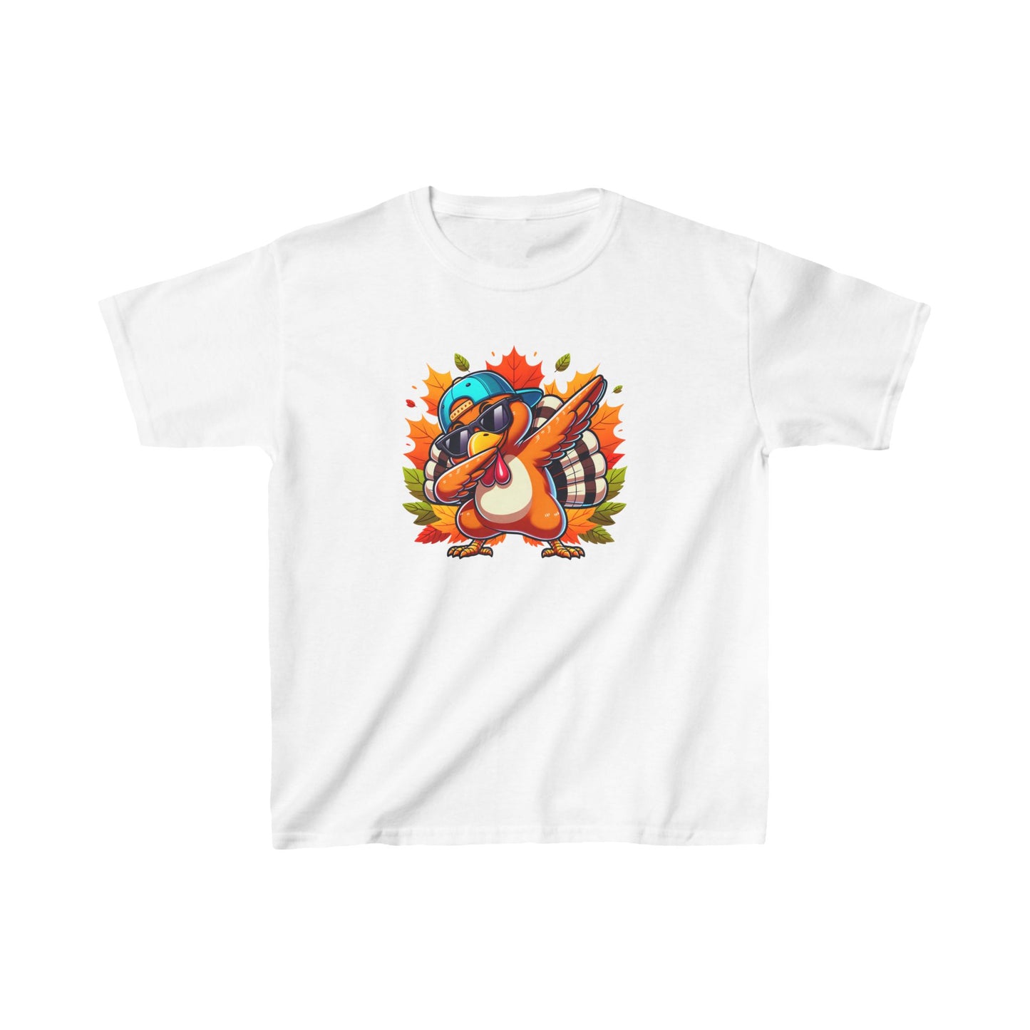 Dabbing Turkey Kids Tee