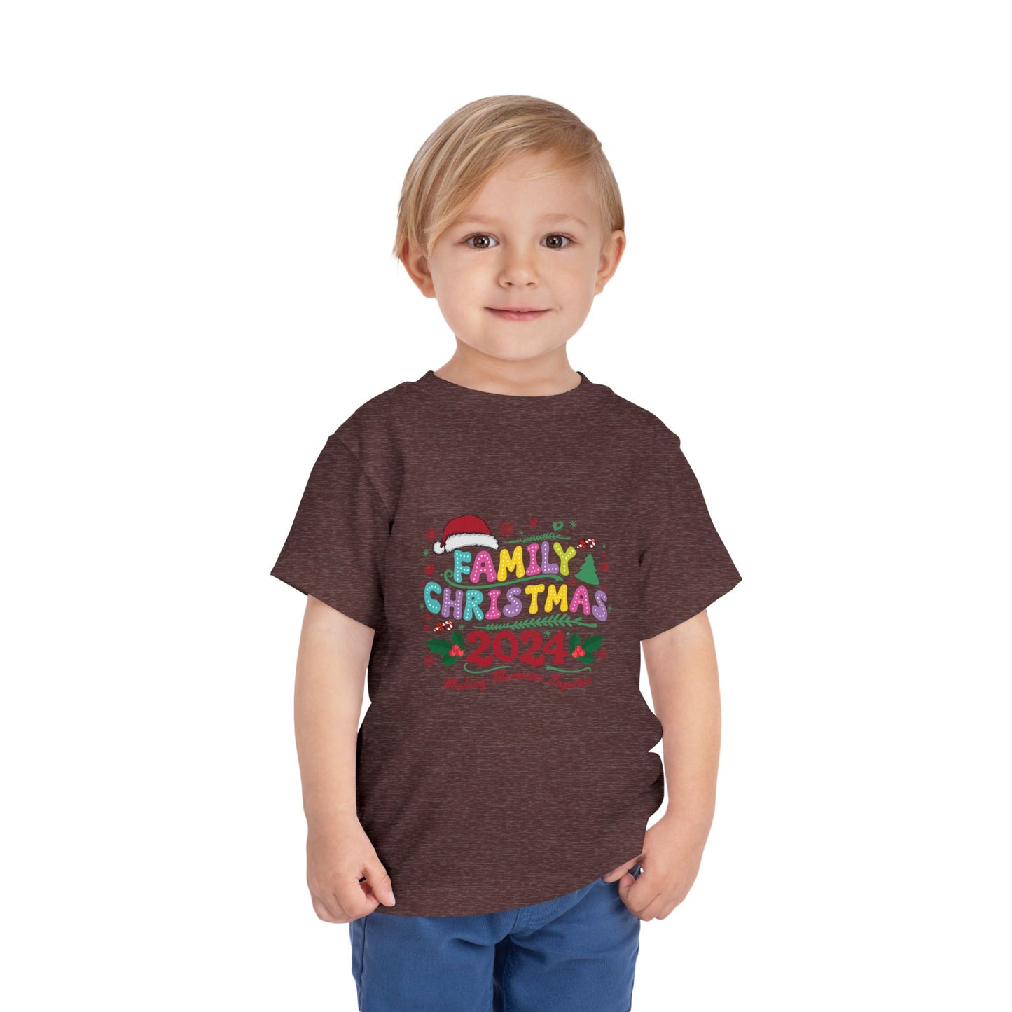 Family Christmas 2024 Toddler Tee