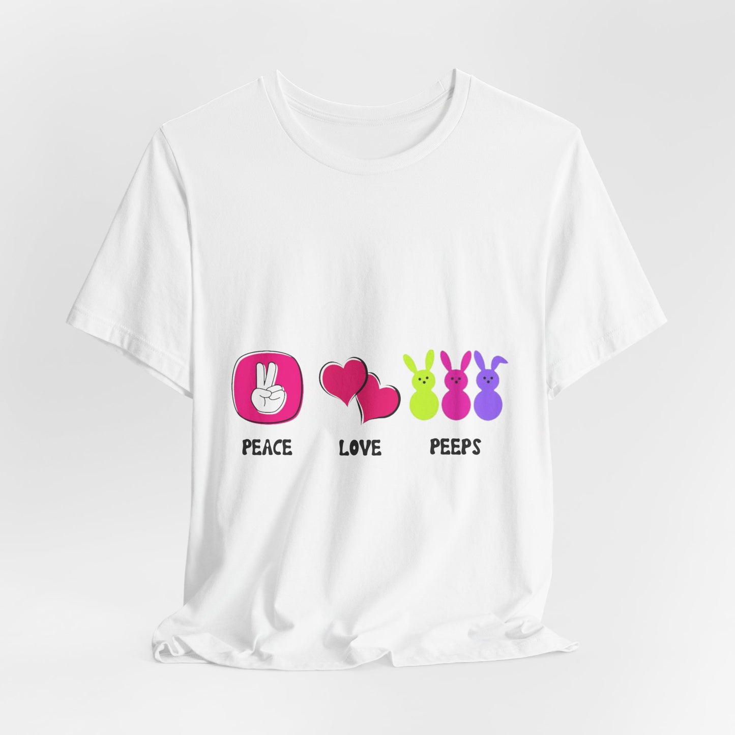 Peace Love & Peeps Tee