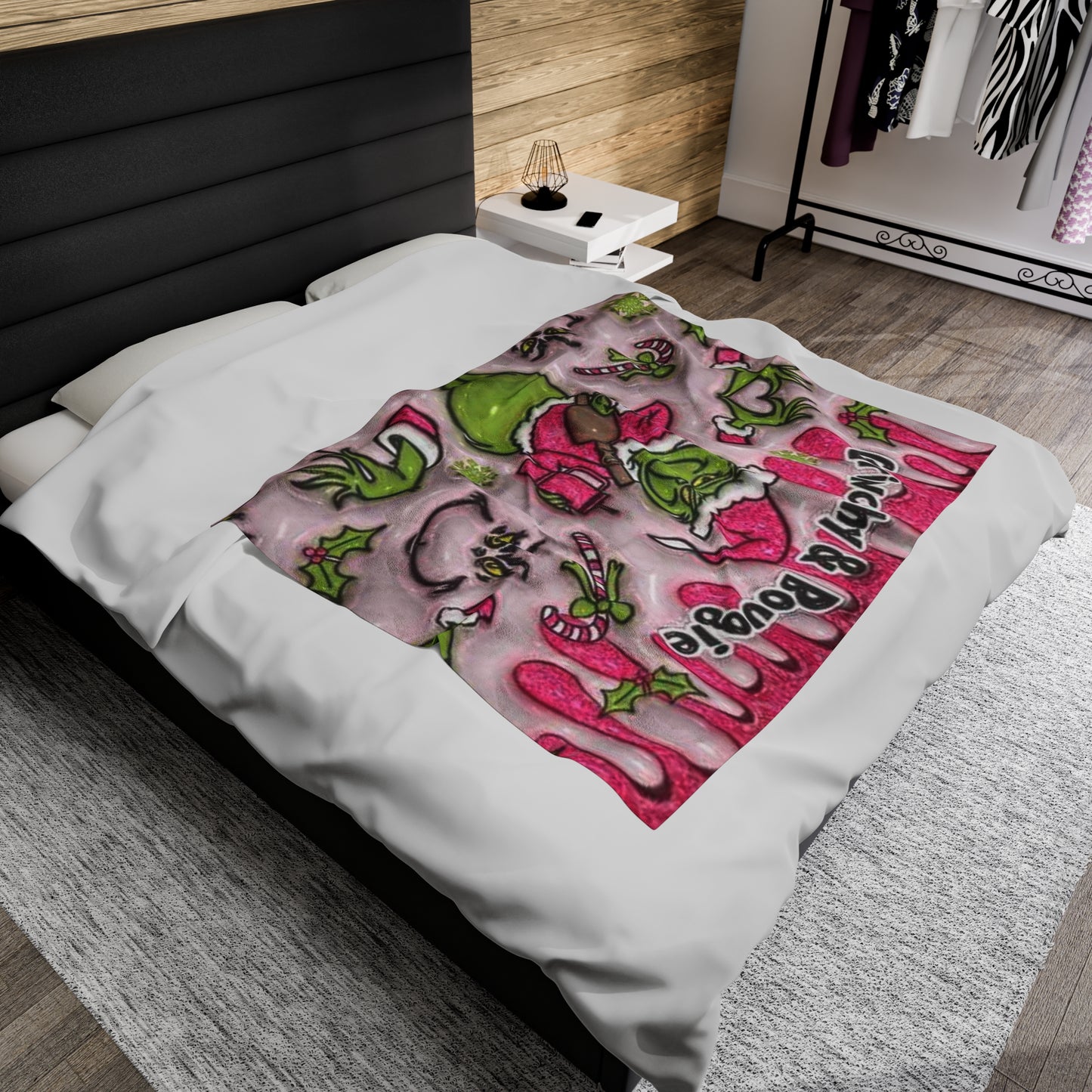 Grinchy & Bougie Blanket