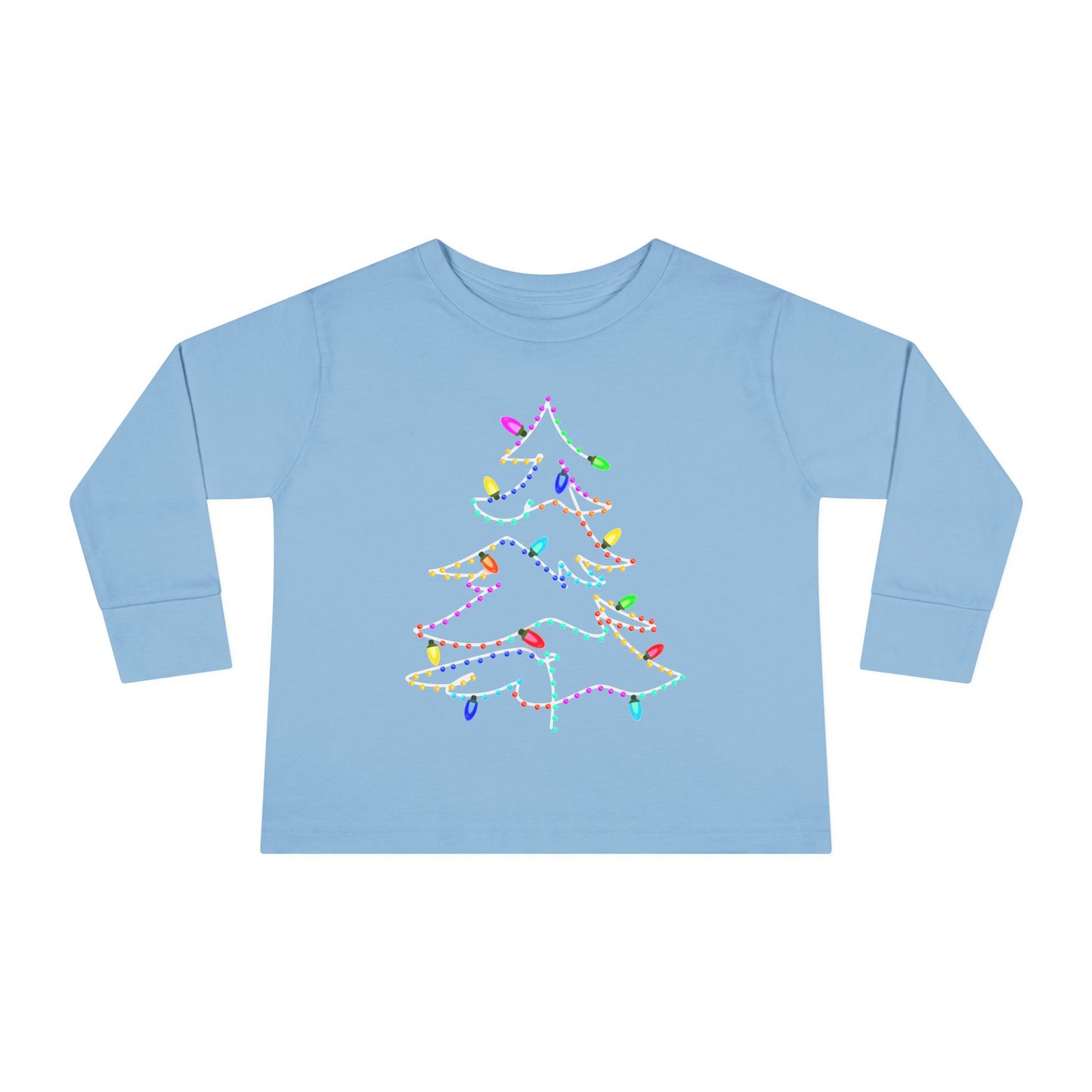 Christmas Lights Toddler  Long Sleeve Tee