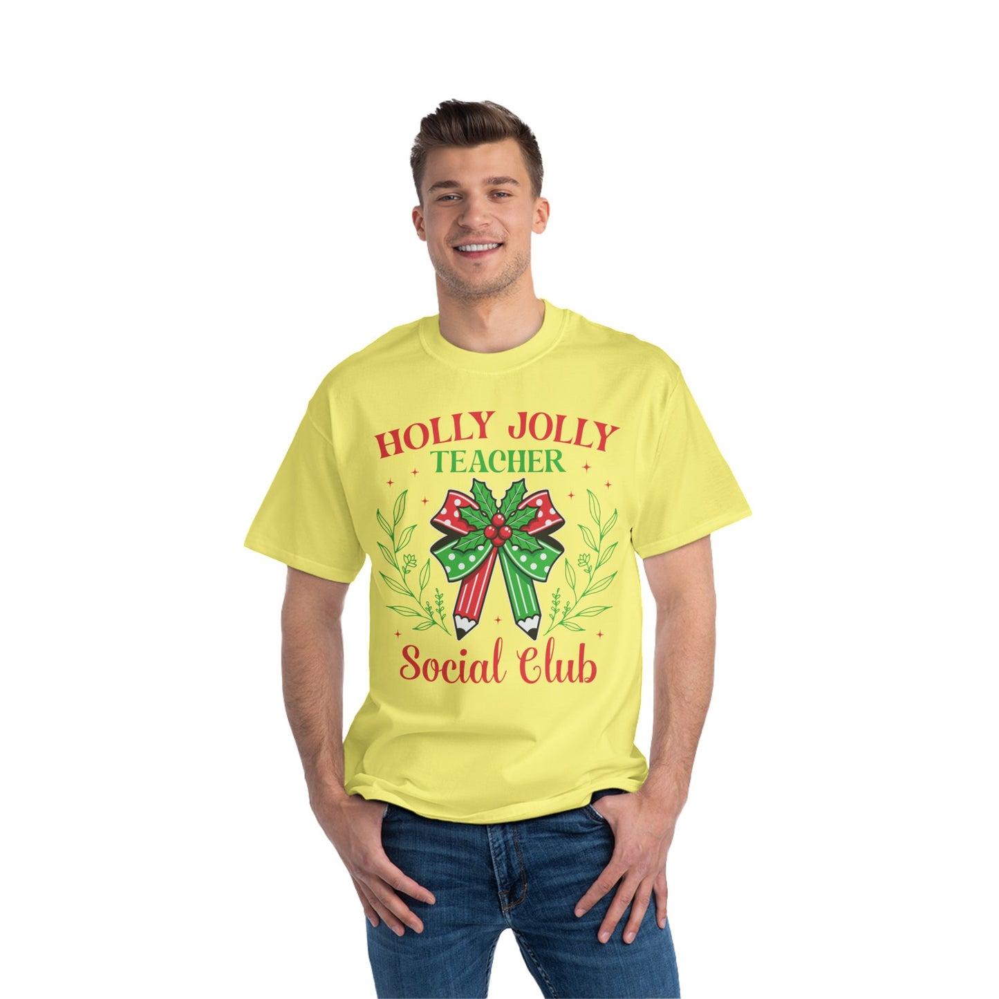 Holly Jolly Teacher Social Club Tee