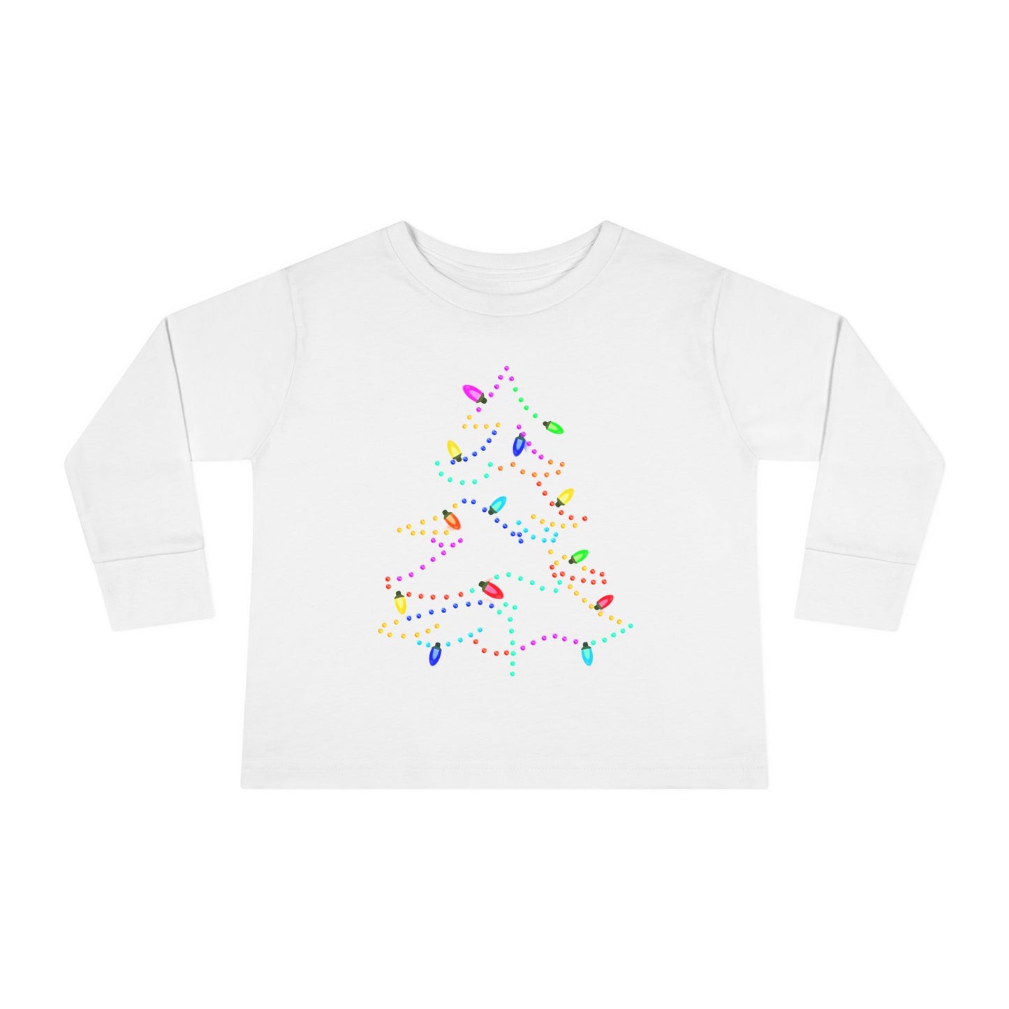 Christmas Lights Toddler  Long Sleeve Tee