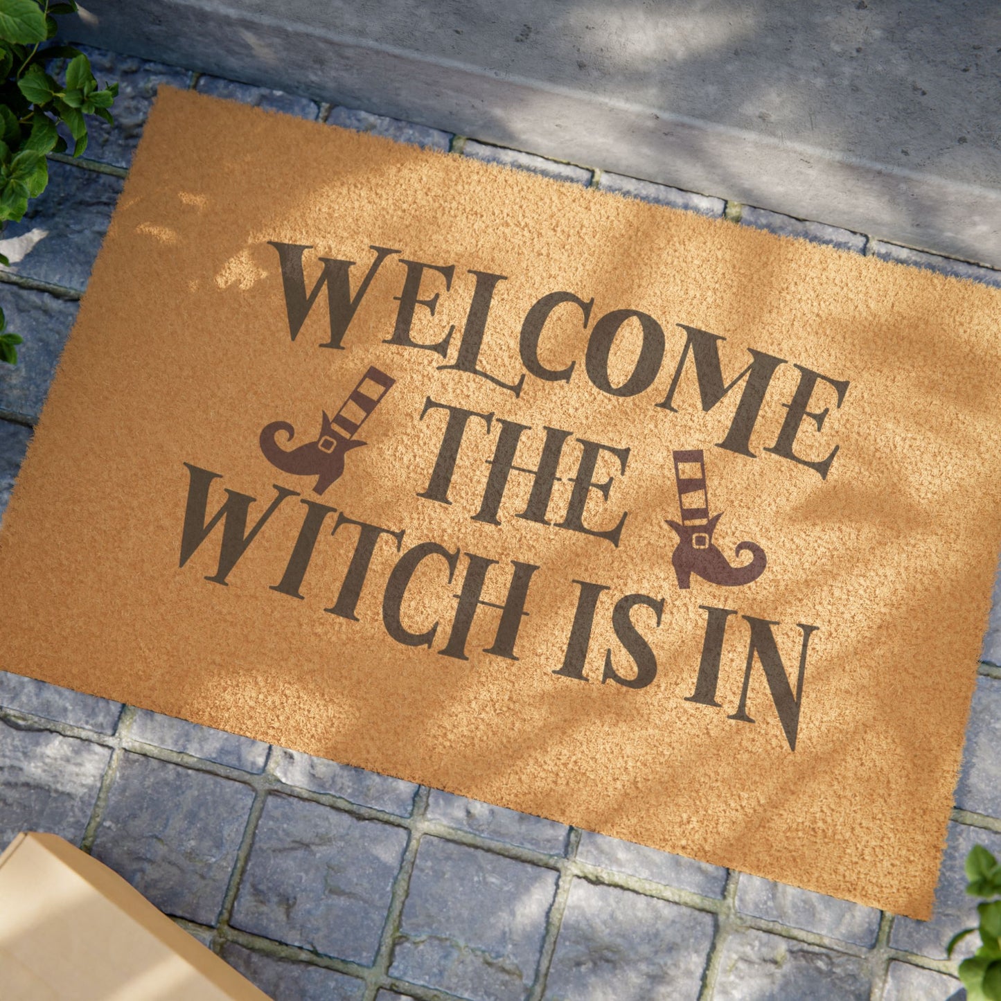 Welcome The Witch Is In Doormat