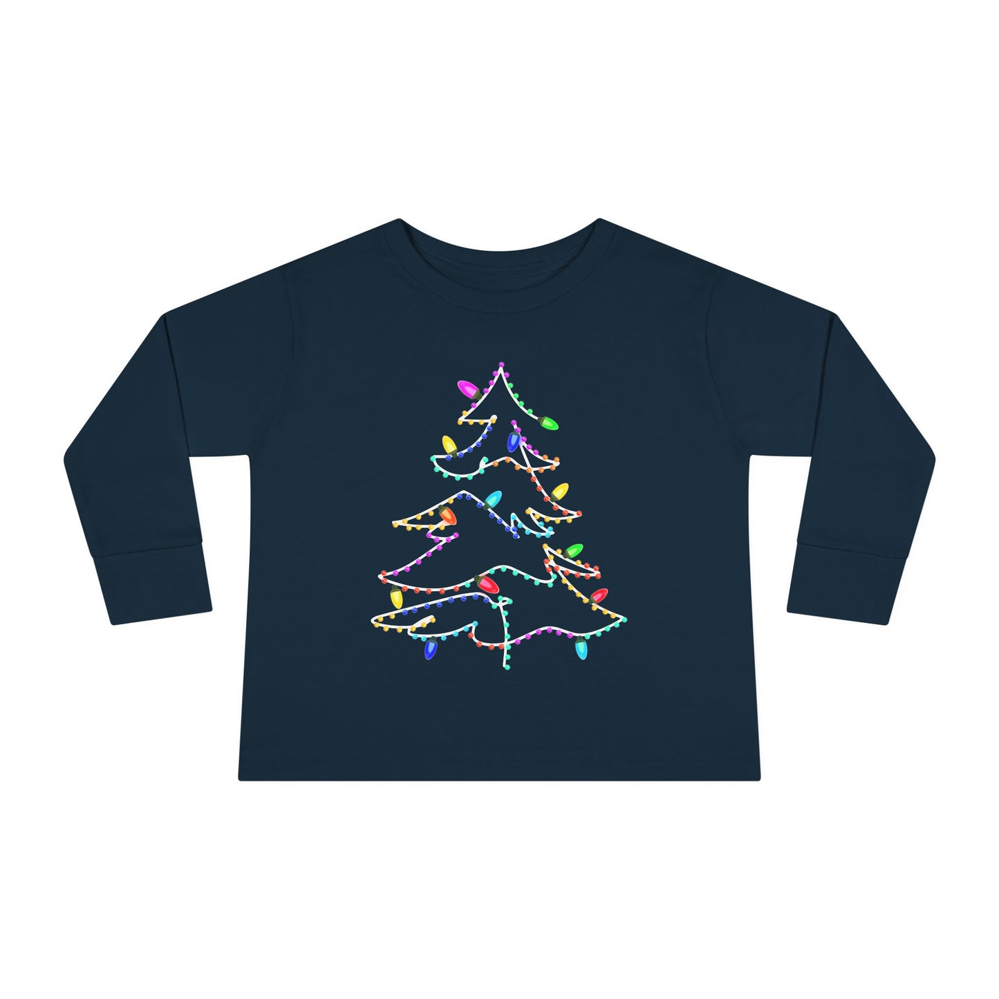 Christmas Lights Toddler  Long Sleeve Tee