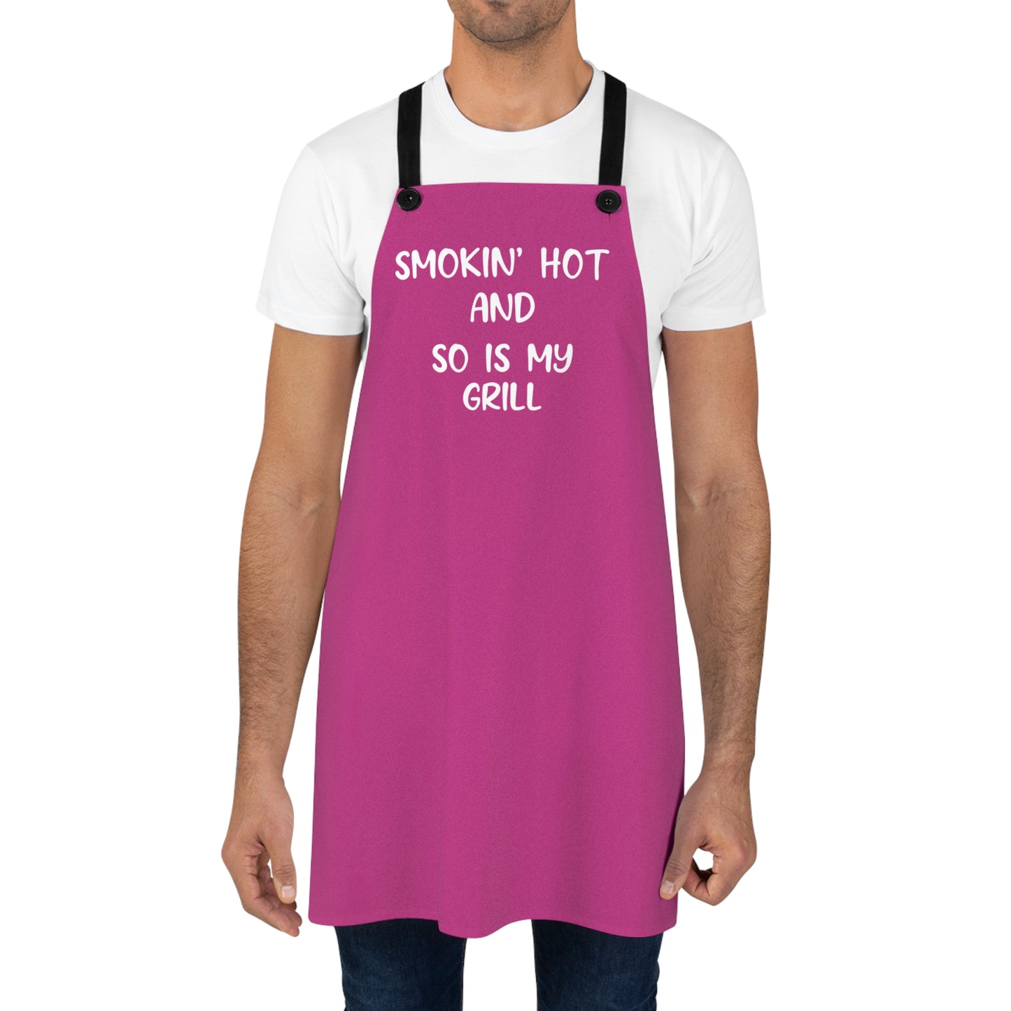 Smokin' Hot-Pink Apron