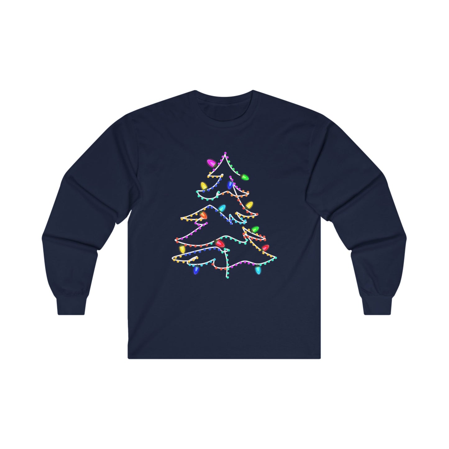 Christmas Lights Long Sleeve Tee