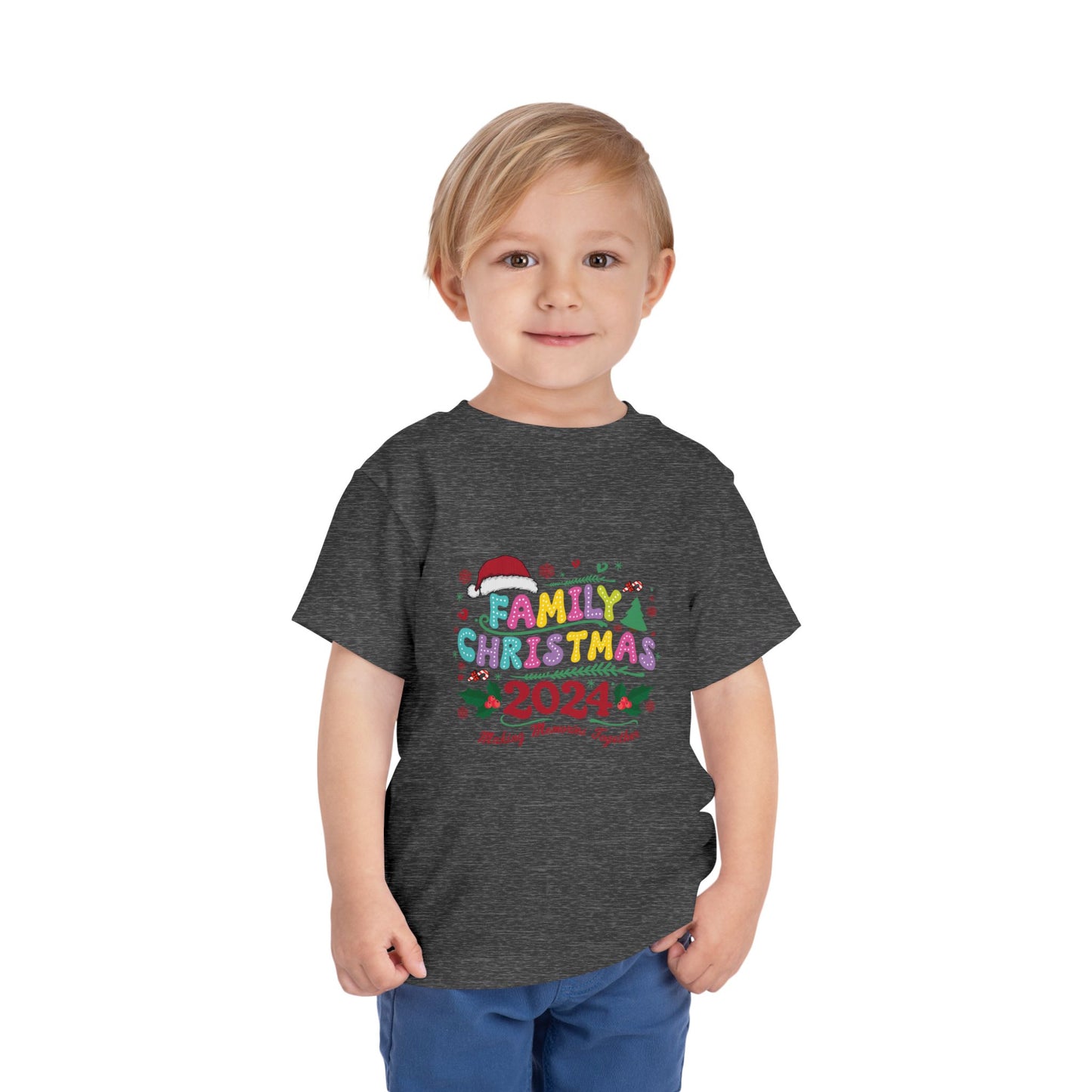 Family Christmas 2024 Toddler Tee