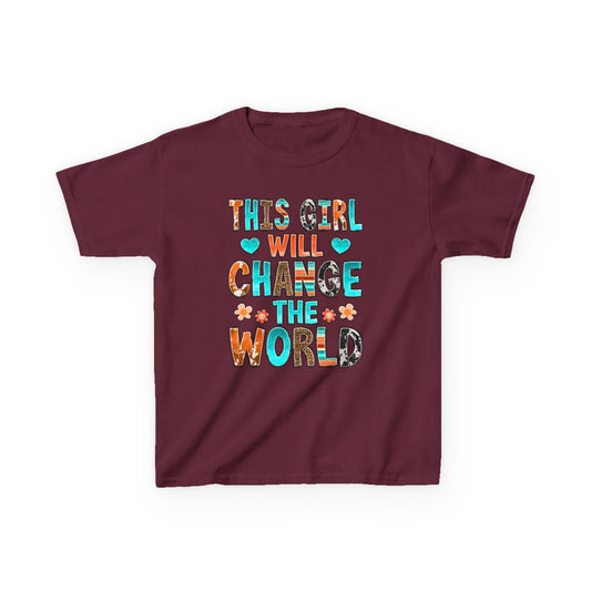 This Girl Will Change The World Kids Tee