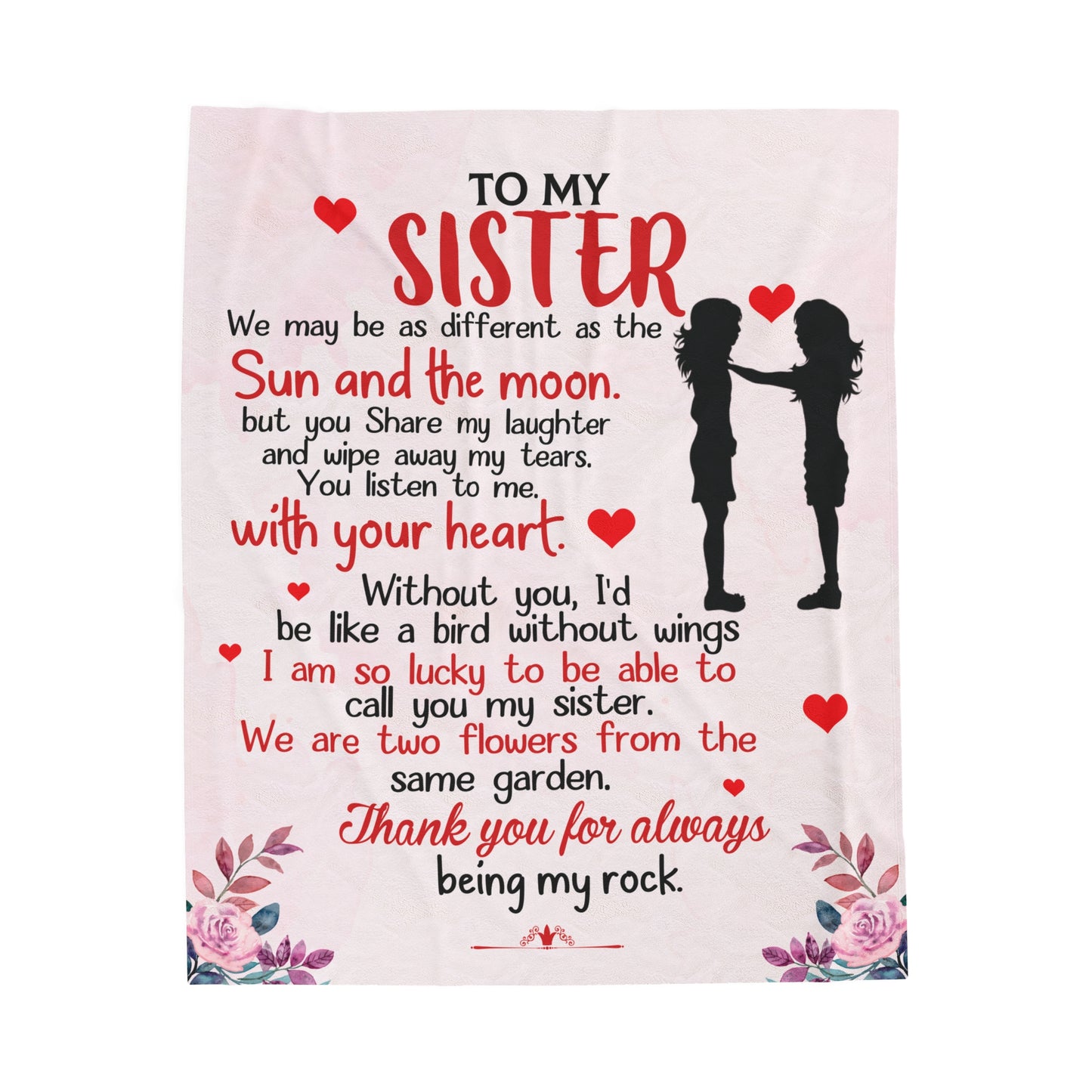 To My Sister Blanket