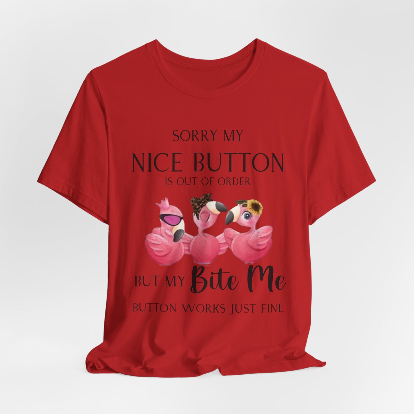 Bite Me Flamingo Tee