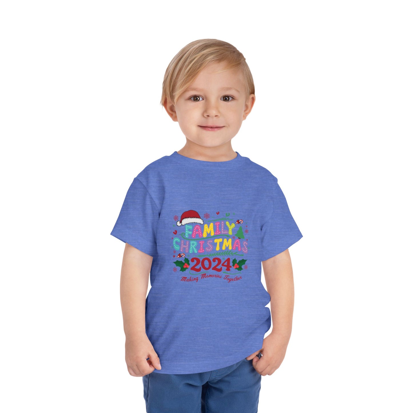 Family Christmas 2024 Toddler Tee