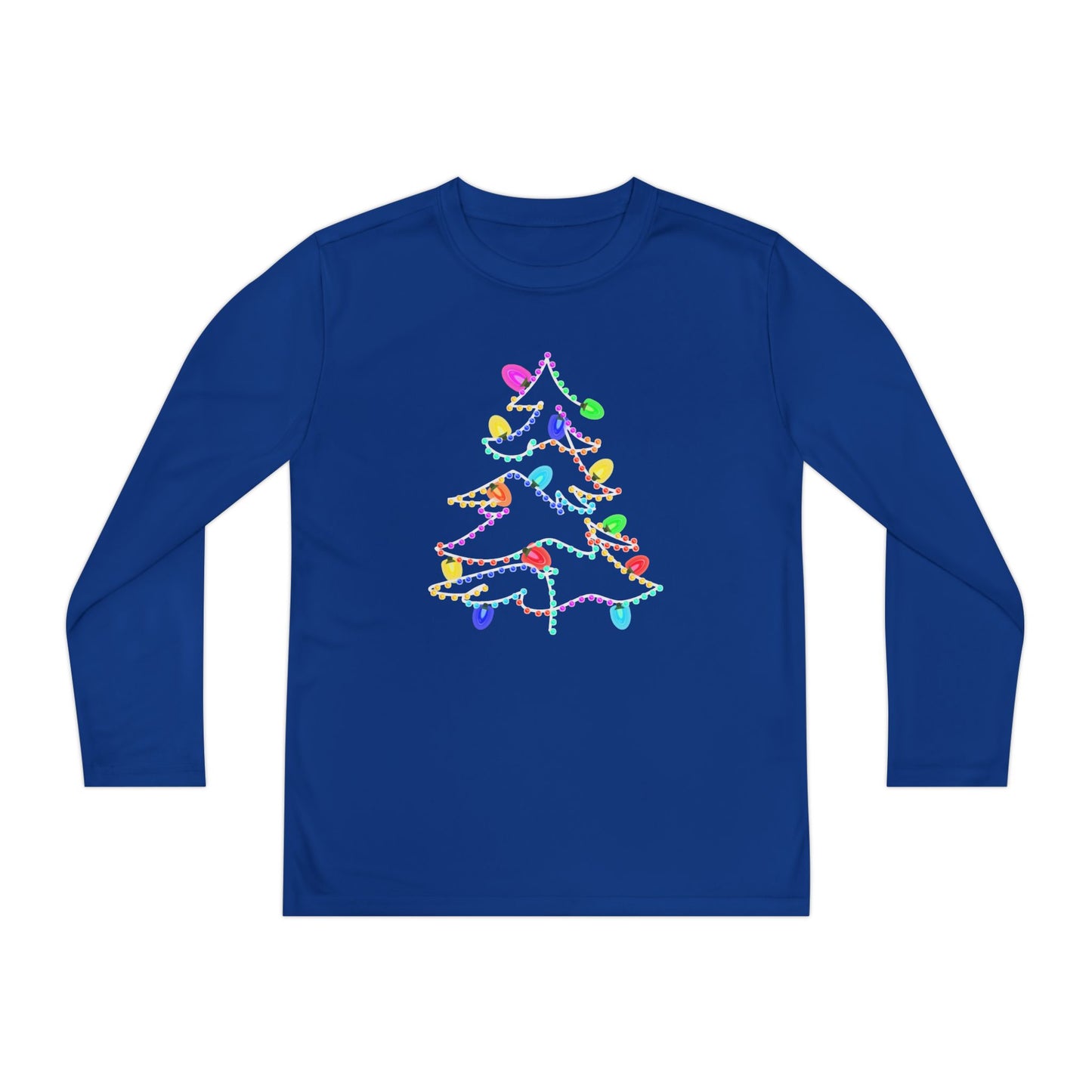 Christmas Lights Kids Long Sleeve Tee