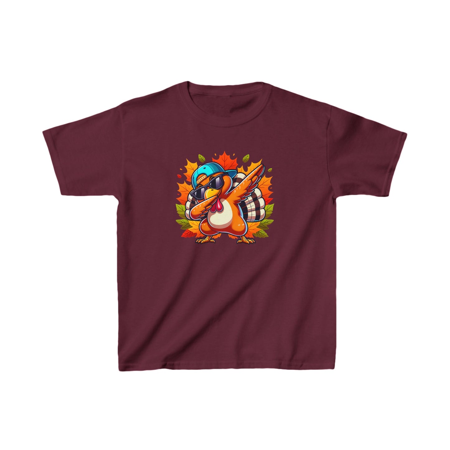 Dabbing Turkey Kids Tee