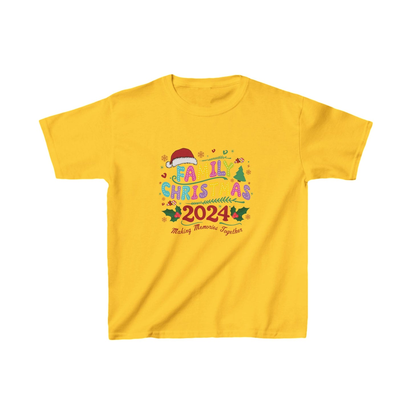 Family Christmas 2024 Kids Tee