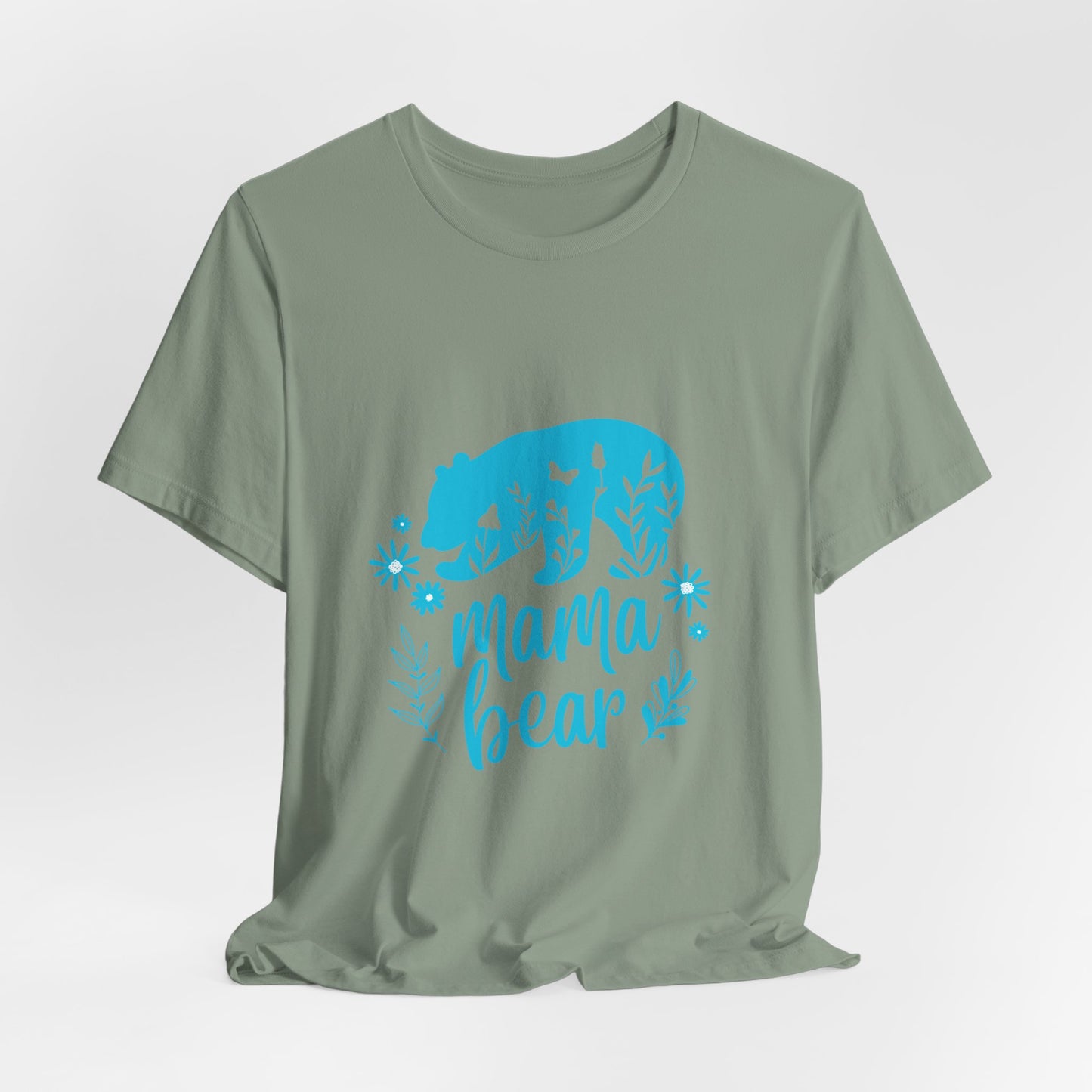 Mama Bear Tee - Blue