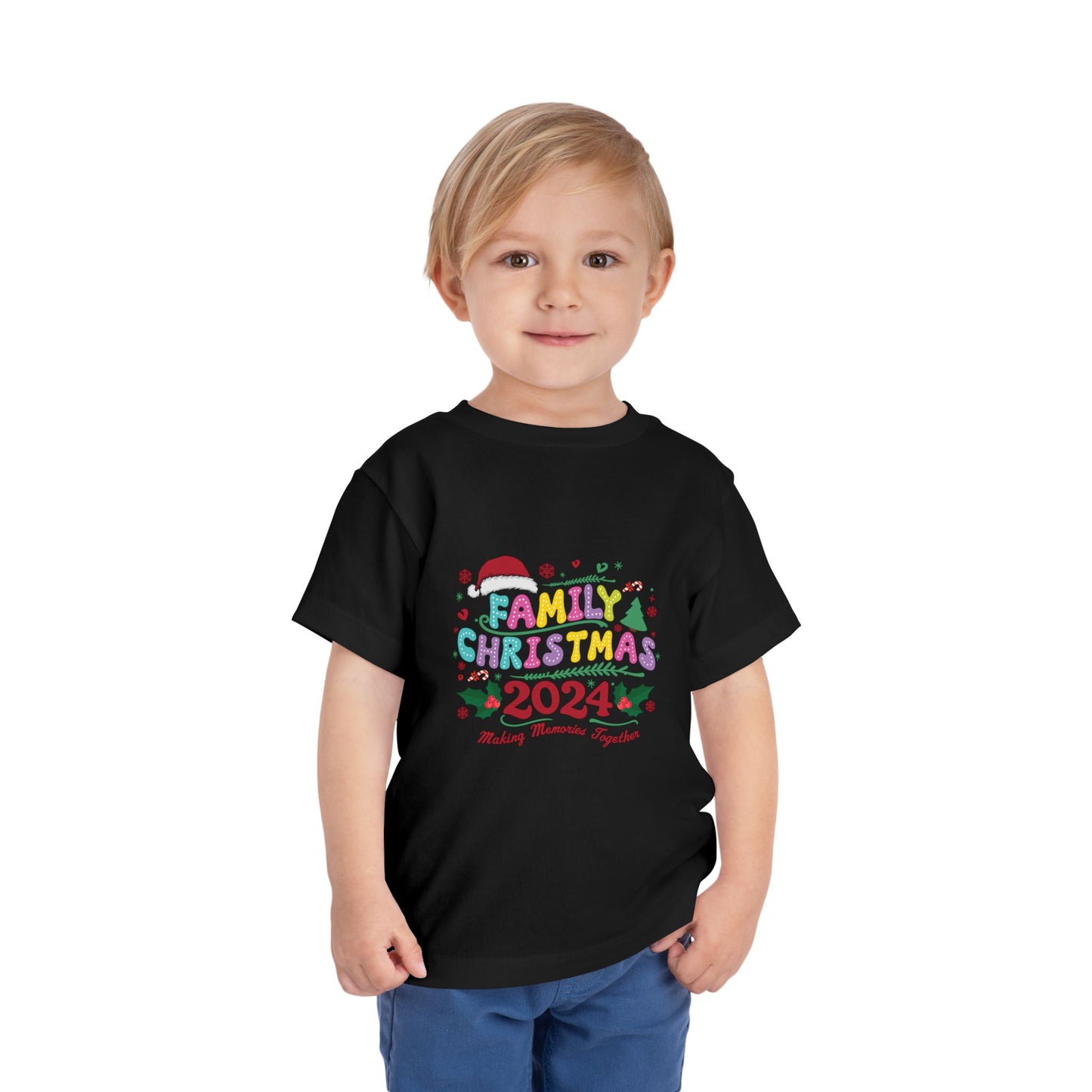 Family Christmas 2024 Toddler Tee