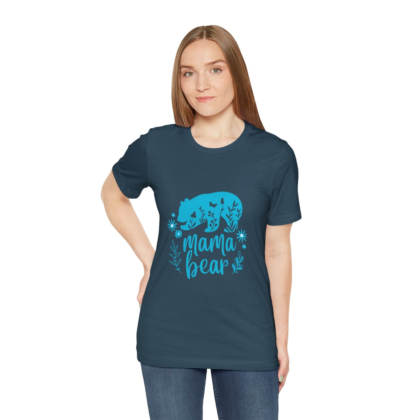 Mama Bear Tee - Blue