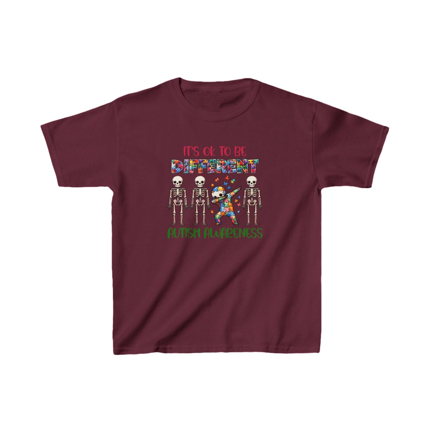 Autism Skeleton Kids Tee