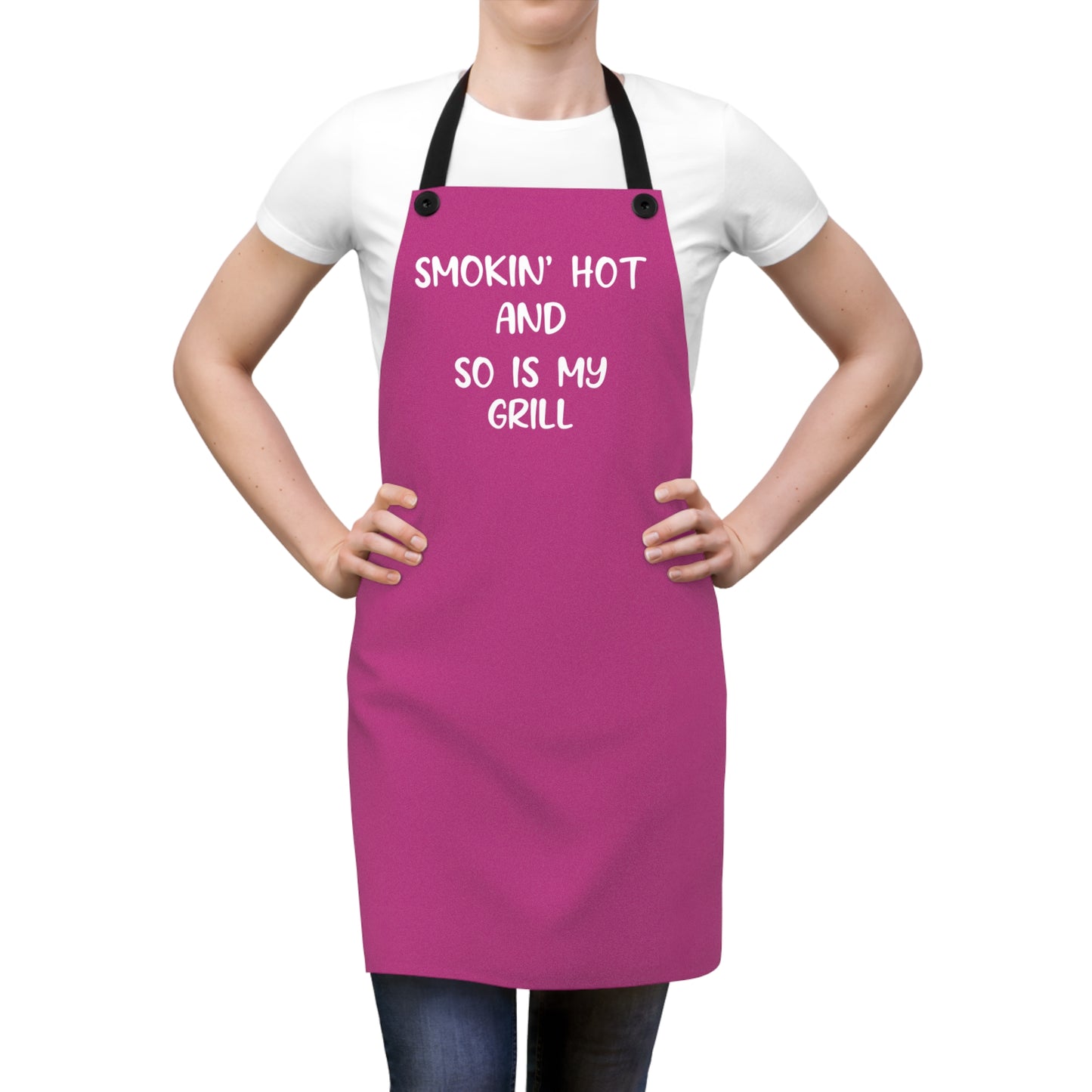 Smokin' Hot-Pink Apron