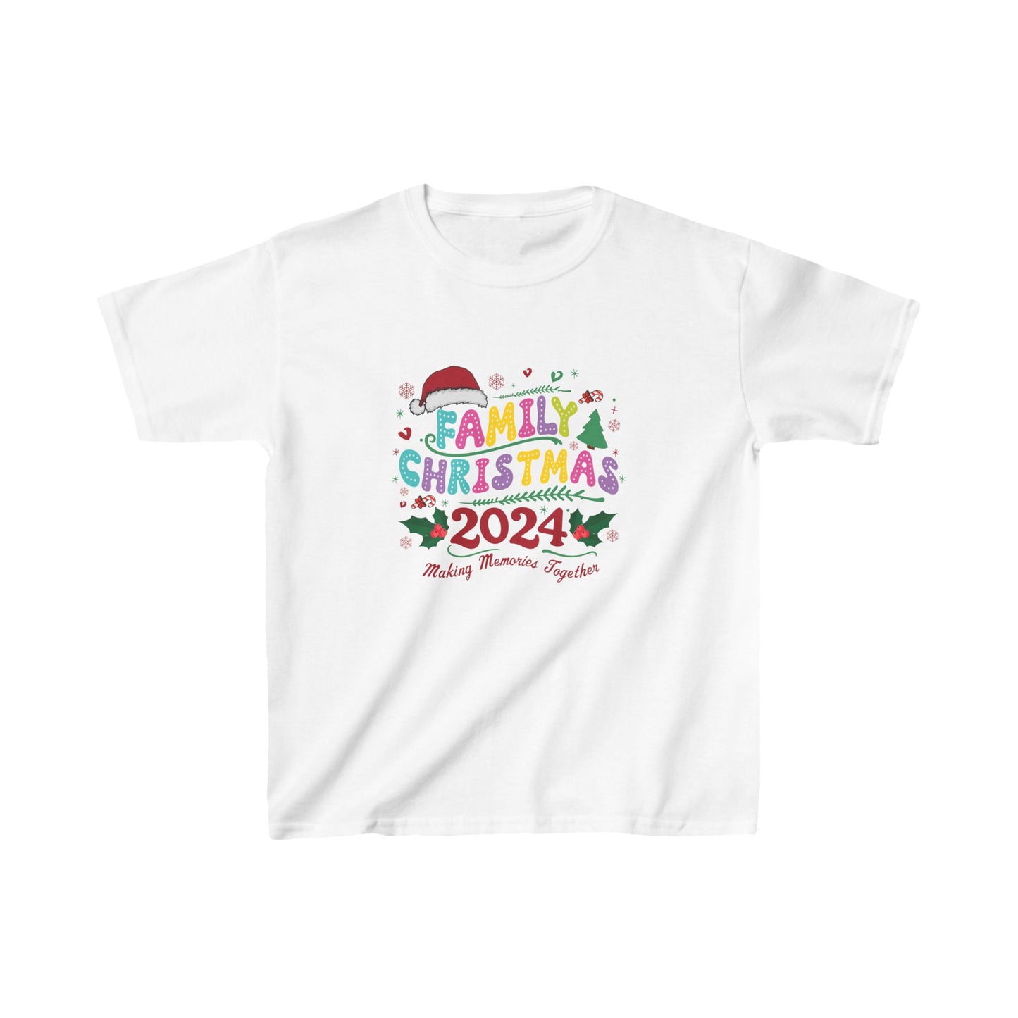 Family Christmas 2024 Kids Tee