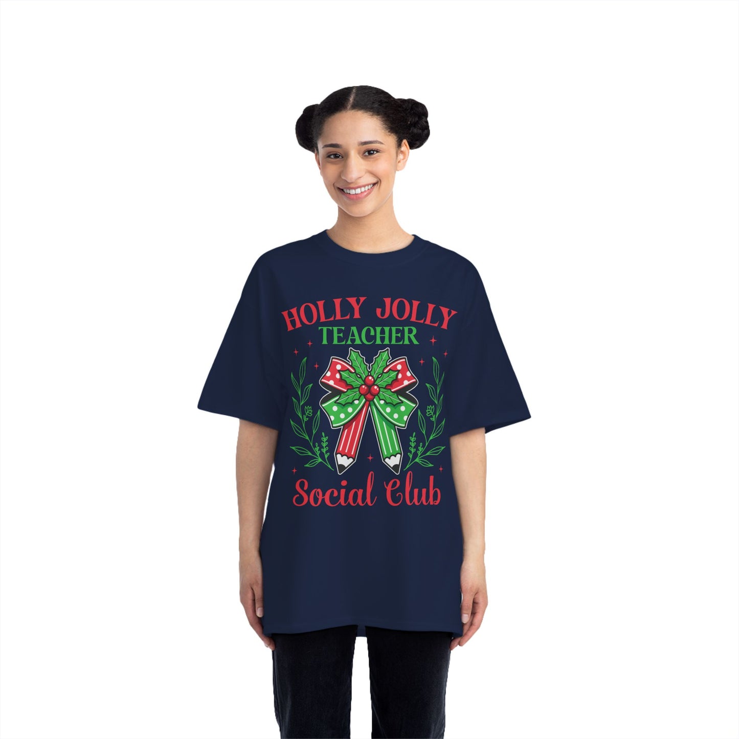 Holly Jolly Teacher Social Club Tee