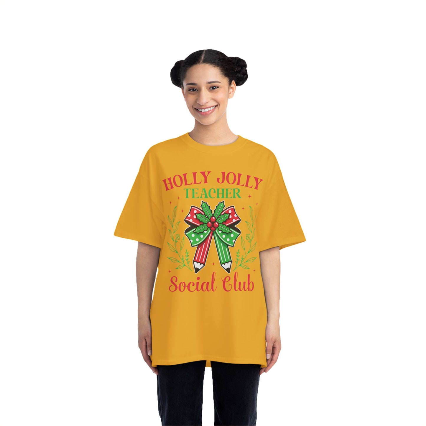 Holly Jolly Teacher Social Club Tee