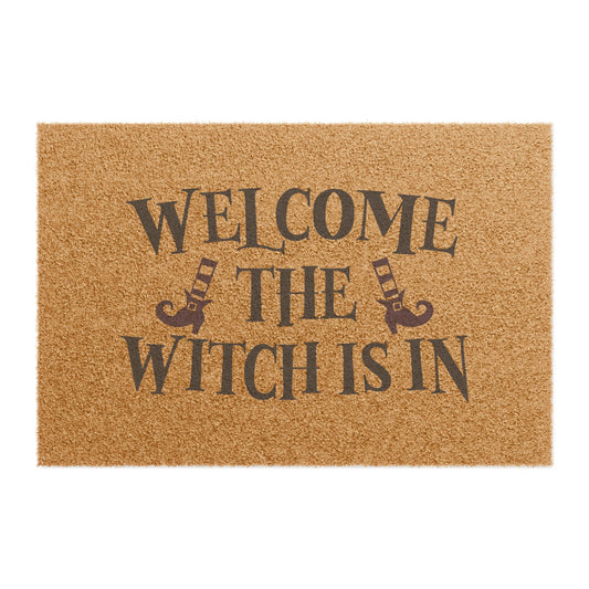 Welcome The Witch Is In Doormat