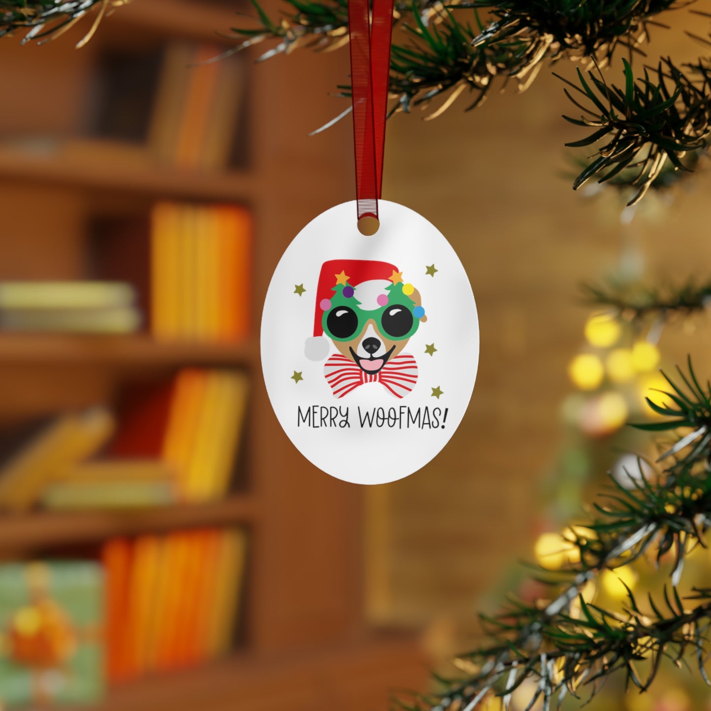 Merry Woofmas Ornament