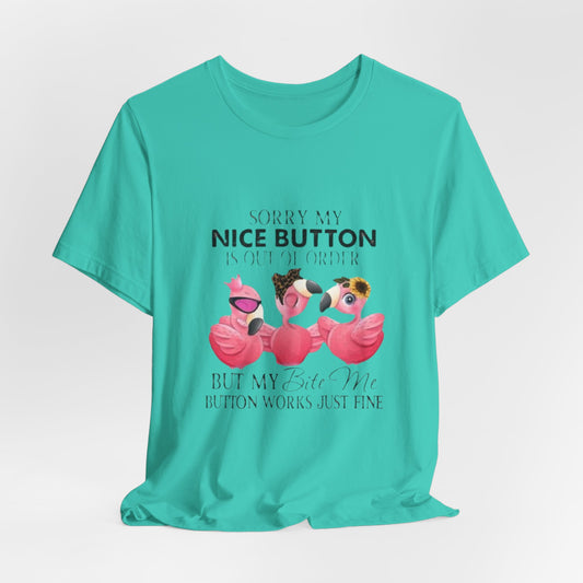 Bite Me Flamingo Tee