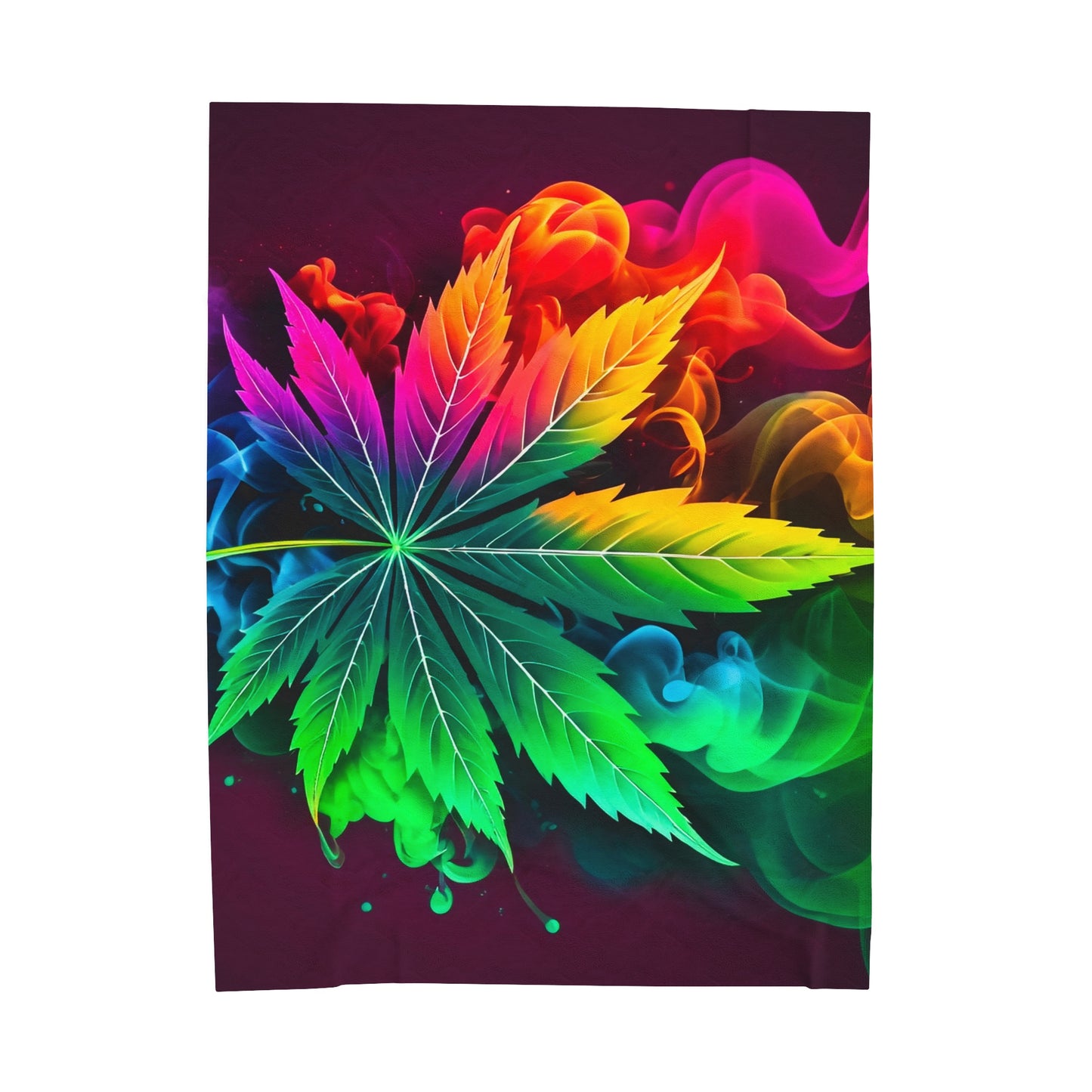 Trippy Weed Blanket