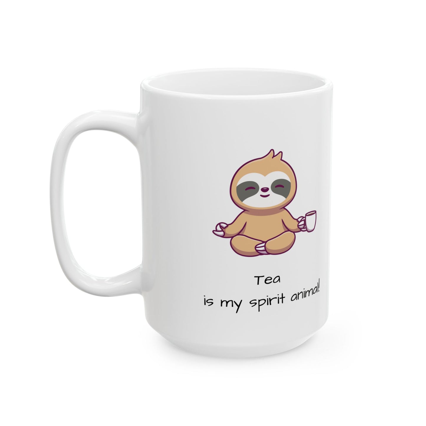 Tea Is My Spirit Animal Ceramic Mug