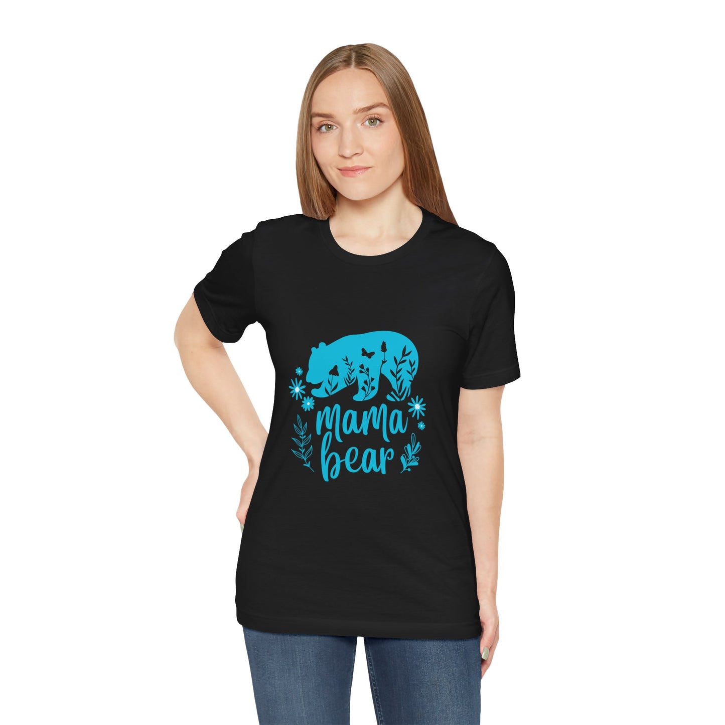 Mama Bear Tee - Blue