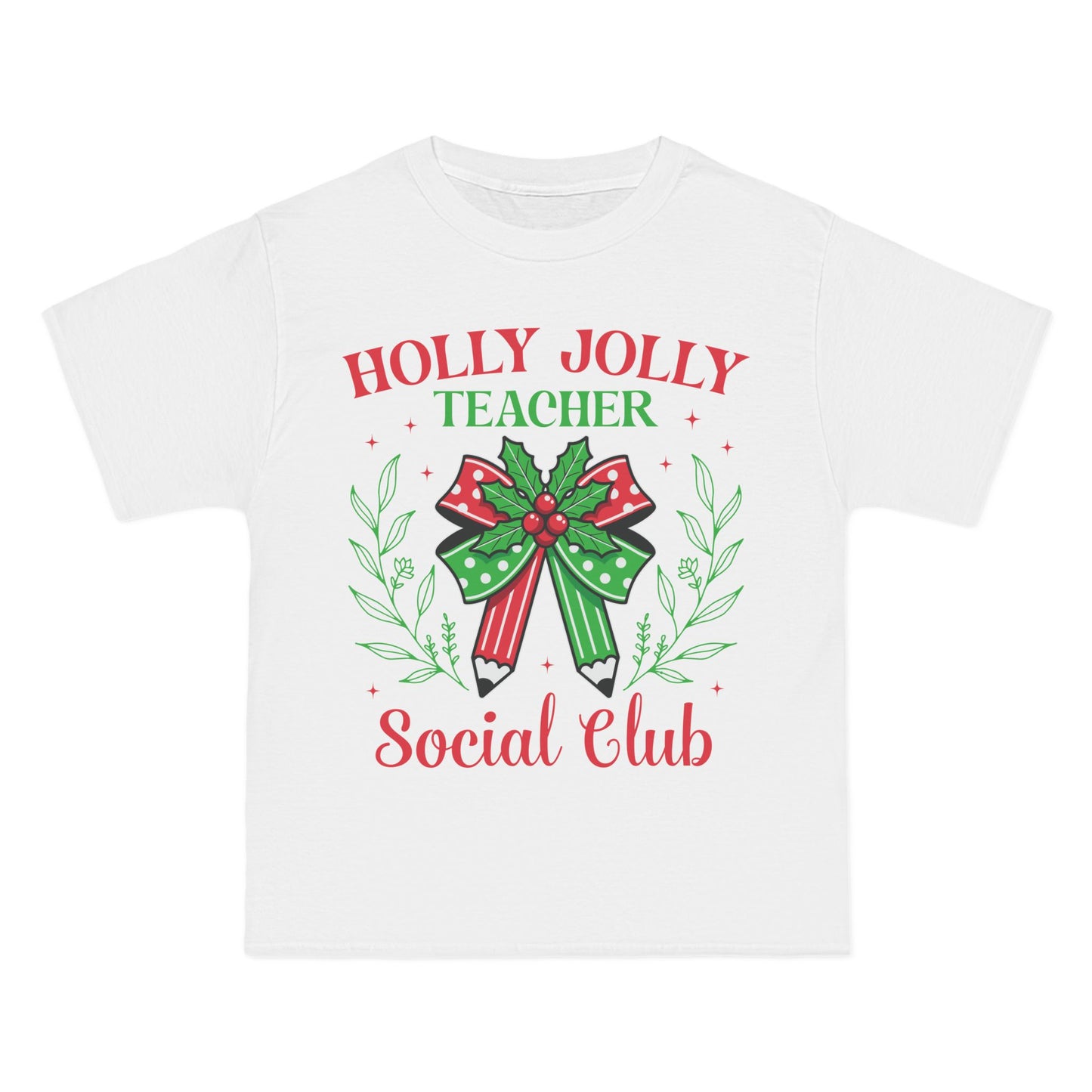 Holly Jolly Teacher Social Club Tee