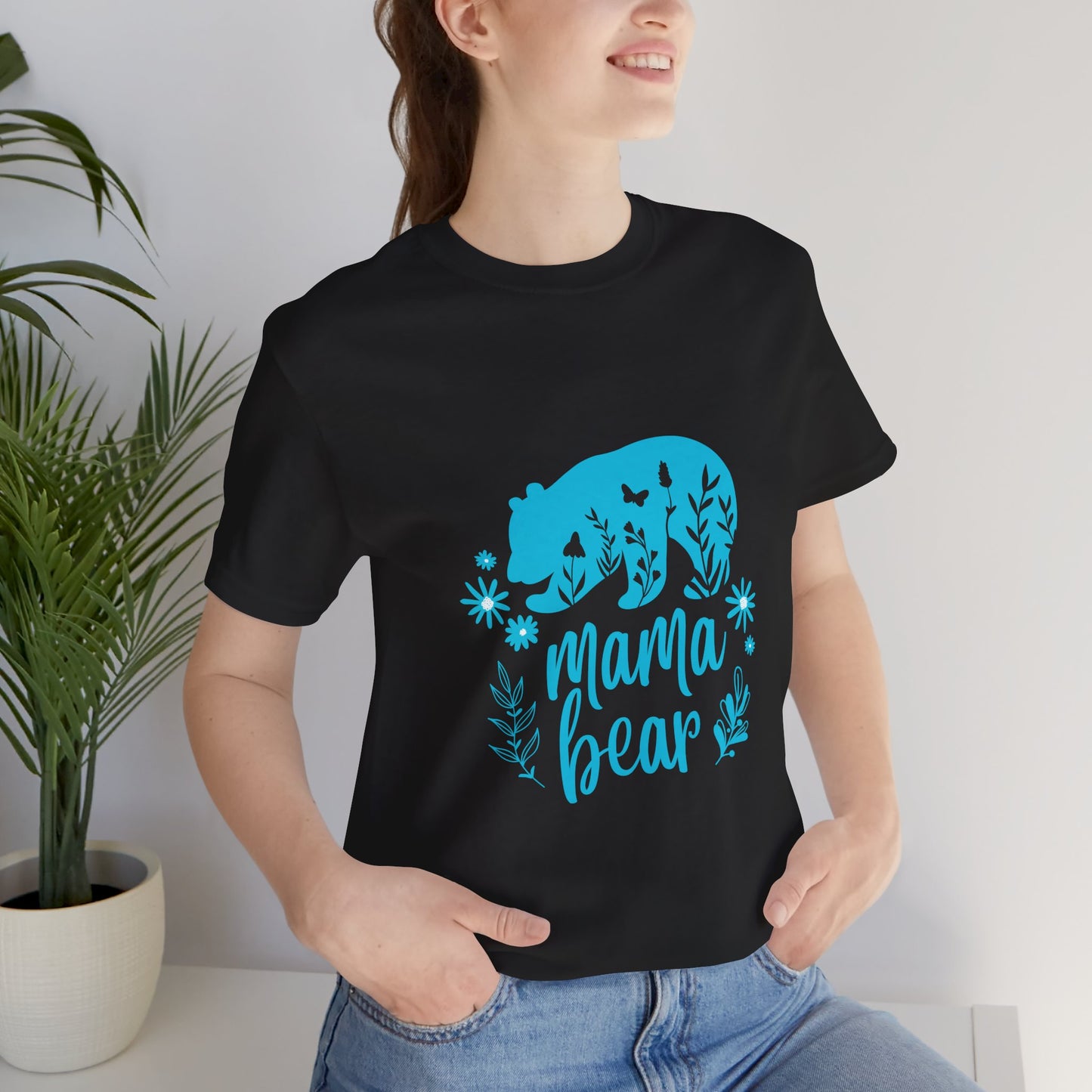 Mama Bear Tee - Blue