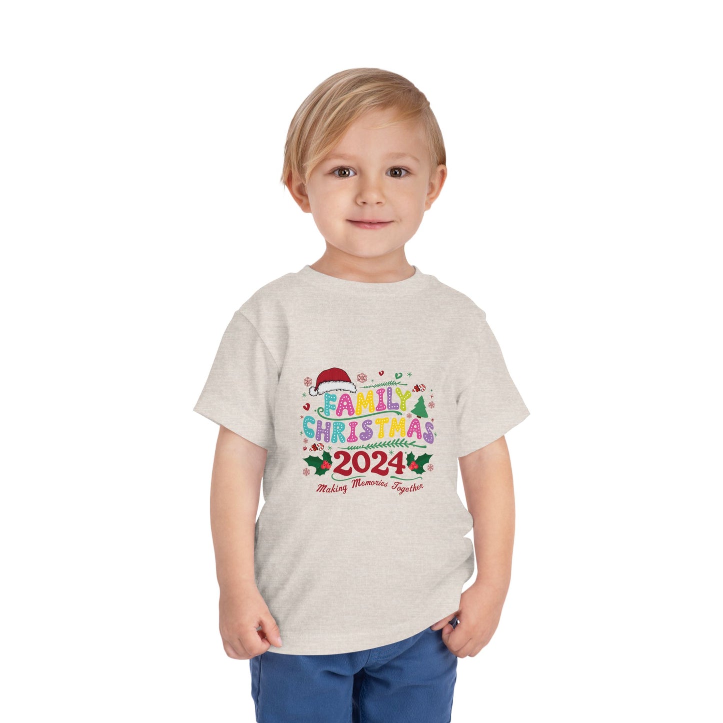 Family Christmas 2024 Toddler Tee