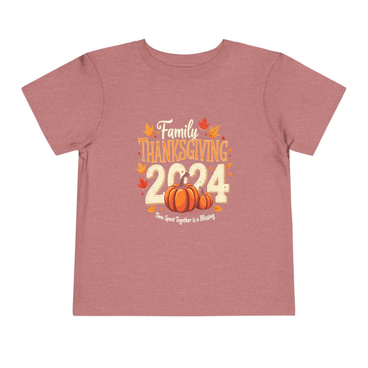 Family Thanksgiving 2024 Kids Tee