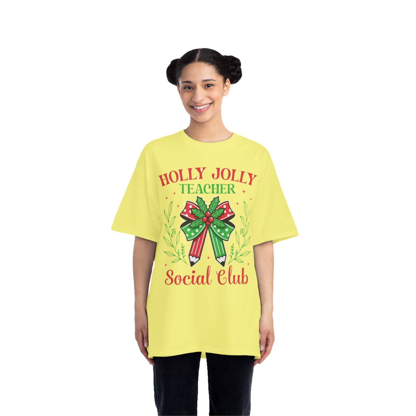 Holly Jolly Teacher Social Club Tee