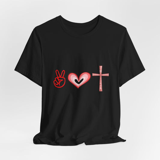 Peace Love Jesus Tee